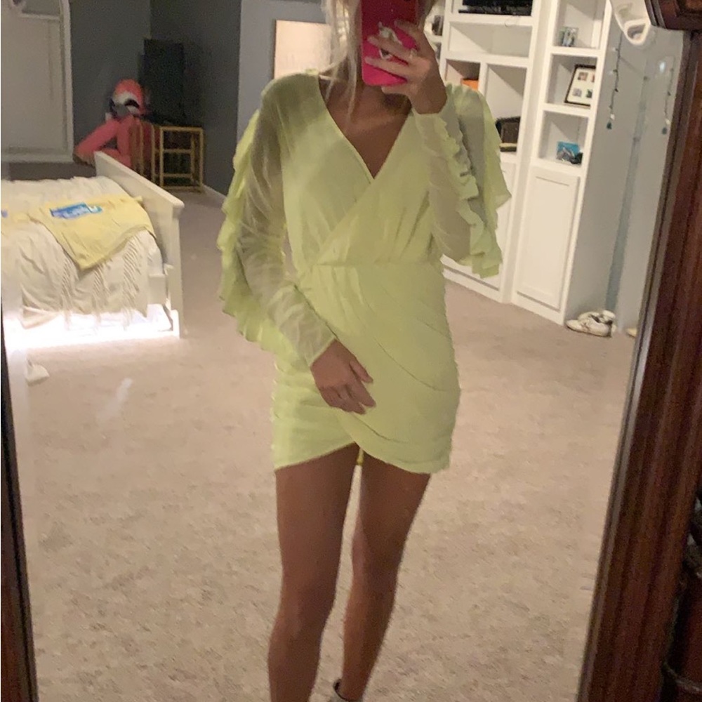 Nbd Yellow Revolve dress!! 
Worn once / in great condition.